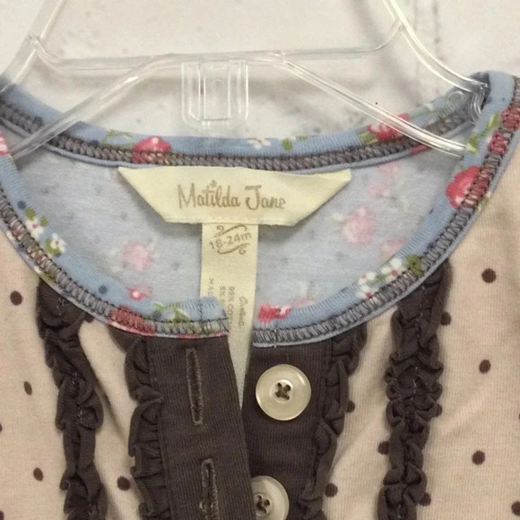 Matilda Jane Rose Button Dress size 18-24M - Picture 4 of 6